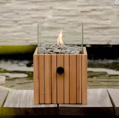 PACIFIC LIFESTYLE Boho Holzfeuerstelle Außenheizung Gartenlaterne Feuerstelle Tisch Kaminofen