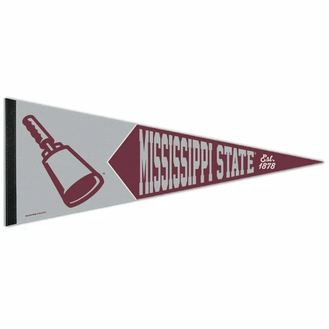 MISSISSIPPI STATE BULLDOGS EST 1878 VAULT ROLL UP FELT PENNANT 12"x30" WINCRAFT Cover