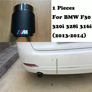 1xPuntas de escape de fibra de carbono para BMW F30 2013-14 M tubo silenciador de color tubo de escape - Imagen 1 de 3