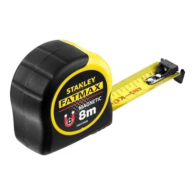Stanley Fatmax Tape Measure 8m x 32mm Width Metric Only Magnetic - FMHT0-33868 - Image 1 of 3