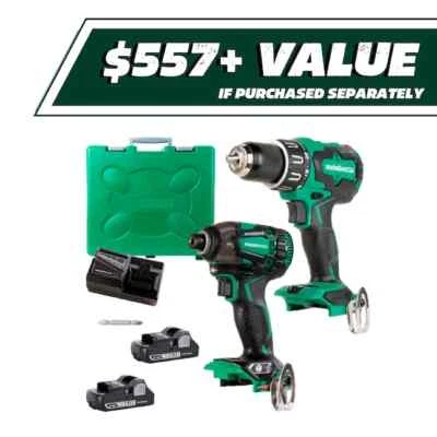 Metabo HPT  MultiVolt 2-Tool 18-volt Brushless Power Tool Combo Kit - Image 1 of 4