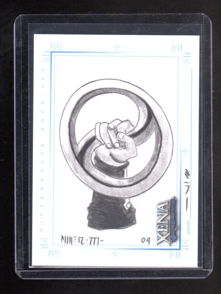 Xena Sketch card Drown by Steven Miller - Image 1 of 1