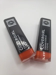 Lot of 2 COVERGIRL Exhibitionist Lipstick Cream, 495 Orange AF - Picture 1 of 6