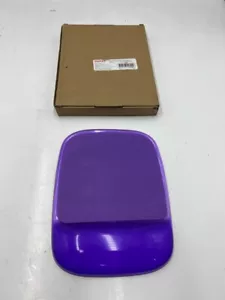 (QTY 5) Staples Gel Mouse Pad Wrist Rest Combo Purple 18265 Heavy Duty - Picture 1 of 4