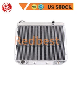 #5759 3Row Alu Radiator for 1957-59 Ford Club/Country Sedan/Squire/Custom 300 V8 - Picture 1 of 11