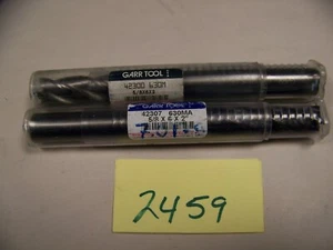 .623 DIA 4FL CARBIDE BORING EM 6.0 OAL, LOT OF 2 MIXED (ITEM #2459) - Picture 1 of 5