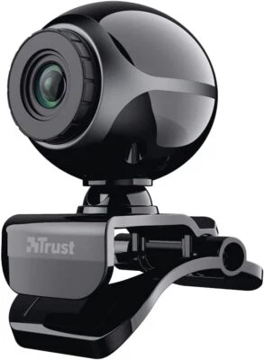 Trust Exis Webcam 300K mit Mikrofon USB Webkamera 480p Camera USB Schwarz - Bild 1 von 4