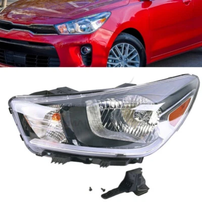 Headlight for 2018 2019 2020 Kia Rio Left Driver Side 92101-H9000 Halogen - Image 1 of 4