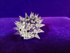 SWAROVSKI Austria , Silver Crystal Figur: Igel, Länge 6cm - Picture 1 of 5
