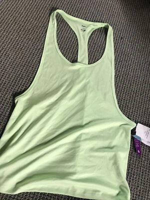 Soffe Washed Lime Deep Armhole Tank Top Large NWT - Image 1 of 4