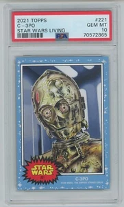 C-3PO (PSA 10) 2021 Topps Star Wars Living Card #221 - Picture 1 of 2