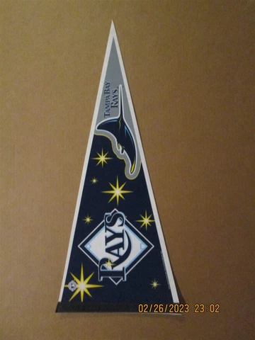 MLB Tampa Bay Rays Vintage Circa 2008 Team Logo Baseball Pennant #2 Cover