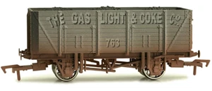 Dapol 4F-090-105 luz de gas y mineral de coque 9 tablones vagón No763 calibre OOG desgastado - Imagen 1 de 9