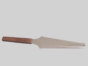 RARE Vintage Vernco Stainless Japan PIE BREAD SERVING KNIFE 12.5 " Long - Picture 1 of 5