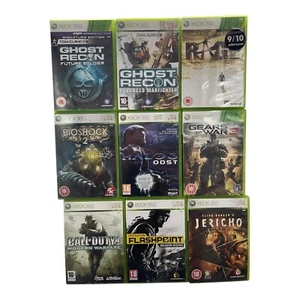 Xbox 360 Games Bundle - 9 Classic Games Including Halo 3 ODST, Gears of War 3, C - Picture 1 of 4