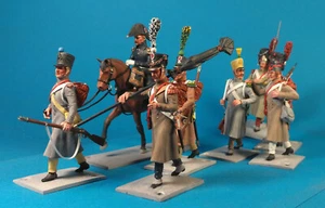 Infantería Francesa Desmontada en Abrigos, Metal Blanco 60 mm 1/30 Figura Kit - Imagen 1 de 155