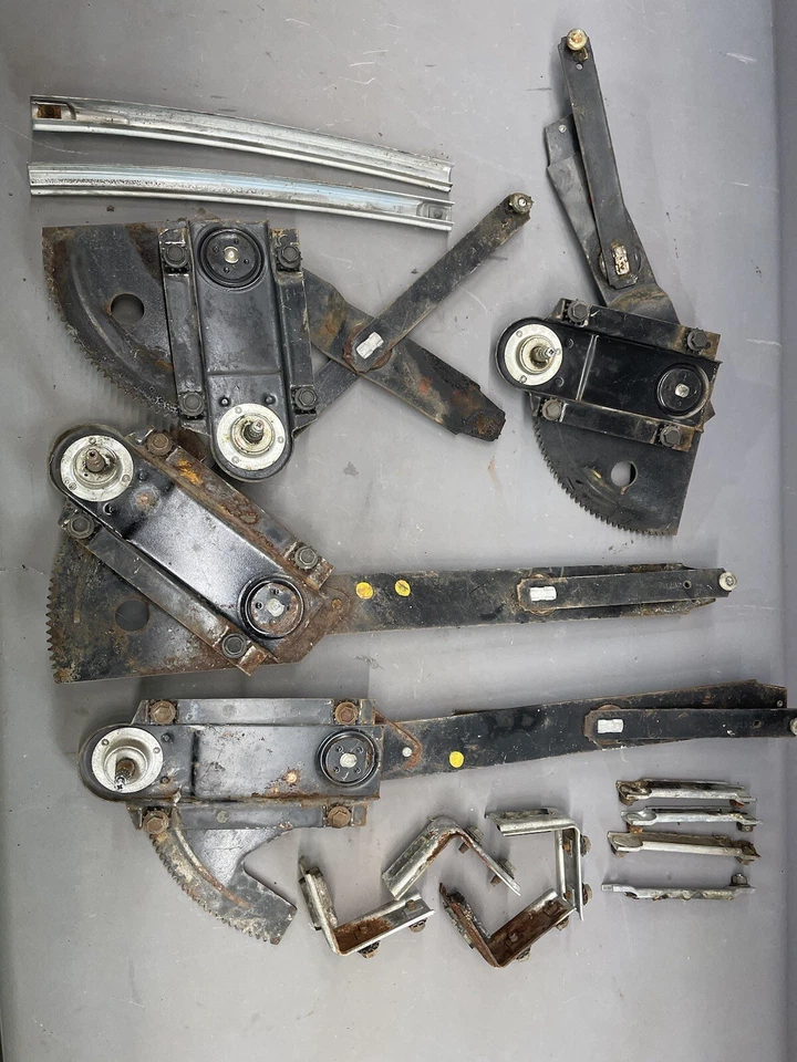 Reguladores de ventana Ford Galaxie 1965-1968 4 puertas orugas Mercury Park Lane LTD OEM Foto 1 de 4