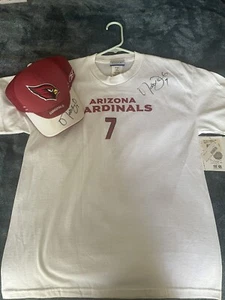 Matt Leinart Autographed Tshirt & Cardinals Hat - Picture 1 of 10