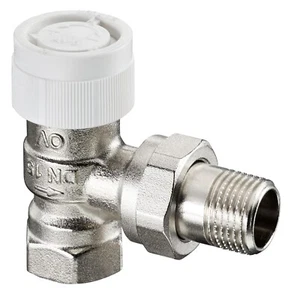 Oventrop AV 9 Thermostatic valve, angle DN 25, Rp 1 x R 1, PN 10 - Picture 1 of 3