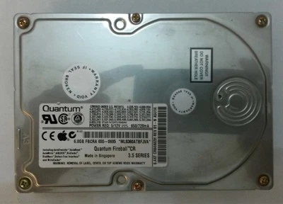 Quantum Fireball CR ML9360ATBFJVA 6.4AT CR64A02H REV.01 6GB IDE Desktop Drive  - Image 1 of 2