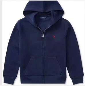 NWT, Boys Polo Ralph Lauren Blue Zip Hoodie. Size M(10-12). Eu 146/252 - Picture 1 of 1