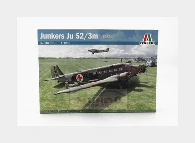 1:72 ITALERI Junkers Ju-52/3M Military Airplane 1935 Kit IT0102 - Immagine 1 di 2