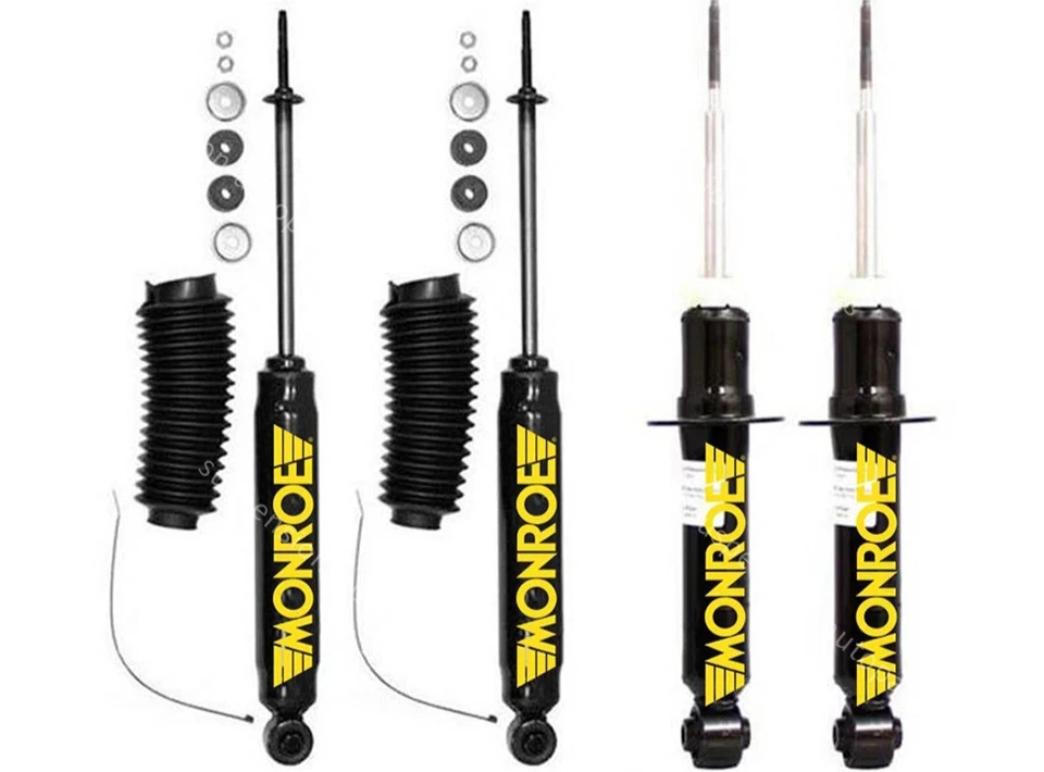 Amortiguadores delanteros y traseros 4 piezas puntales Mitsubishi Montero 2003 2002 2001 Monroe Foto 1 de 3