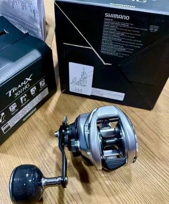 Store DEMO Shimano 2024 Tranx 301 HG B 7.6:1 Left Hand Casting Fishing Reel - Image 1 of 4