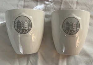 Nationale Postleitzahl Loterij Tassen Set/Lot 2 EUC Keramik R1 - Bild 1 von 6