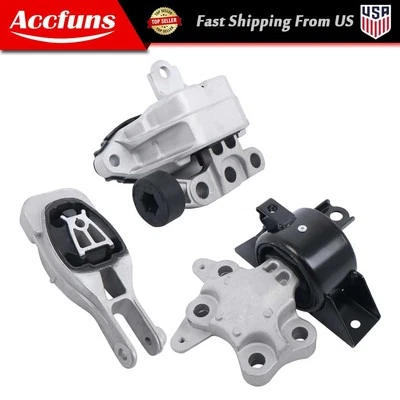 New Engine Mounts & Automatic Trans. Mount 3PCS For 17-18 Chevrolet Trax L4 1.8L - Image 1 of 4