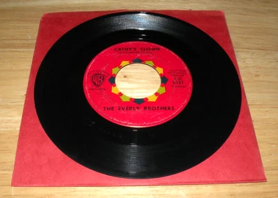 The Everly Brothers - Cathy's Clown / Always It's You - WB 45 - 1960 - VG+ - Image 1 of 2