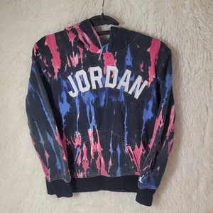 Nike Jordan Hoodie Size M Youth 10-12 Years Tye-dye - Picture 1 of 4