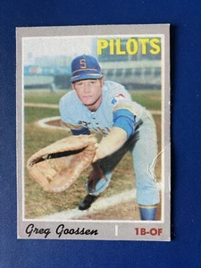 Tarjeta de colección 1970 Topps Greg Goossen #271 Seattle Pilots béisbol (arruga) - Imagen 1 de 10