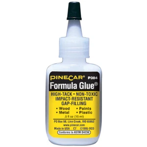 Pine Car Quick-Tac White Glue (.5fl oz.) - Picture 1 of 2