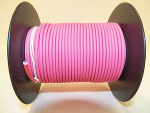 100 FUSSSPULE 16 STÄRKE GXL HI TEMP DRAHT MASSIV ROSA AUTOMOBILFÜSSE - Bild 1 von 2