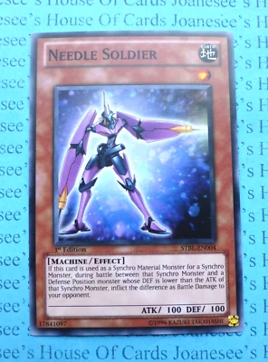 STBL-EN004 Needle Soldier Yu-Gi-Oh Card 1st Edition New - Image 1 of 4