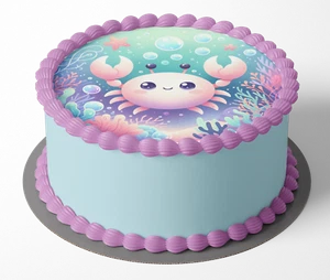 Cancer star sign Child Cake Topper Edible Icing or Wafer Any size Any shape - Picture 1 of 2