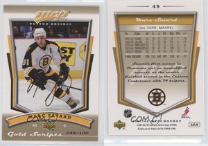 2007-08 Upper Deck MVP Gold Scripts /100 Marc Savard #49