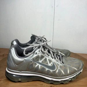 Nike Schuhe Damen 10 Air Max Plus Sneaker Laufen Straße Training hellgrau - Bild 1 von 13