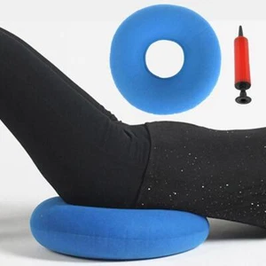 Inflatable Piles Cushion Donut Pillow Vinyl Rubber Seat Medical Hemorrhoi USS - Picture 1 of 17