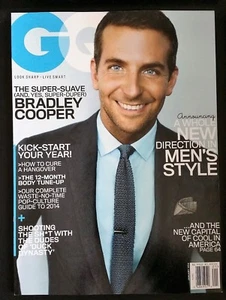 GQ Magazine January 2014 Bradley Cooper - New Direction in Style - Duck Dynasty - Bild 1 von 1