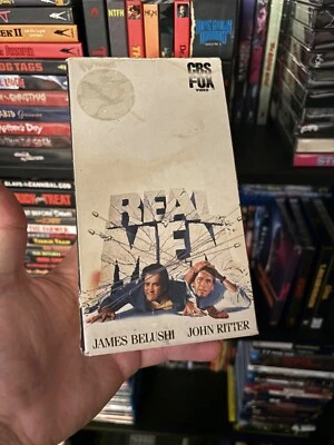 Real Men VHS 1988 John Ritter  Jim Belushi rare oop - Image 1 of 4