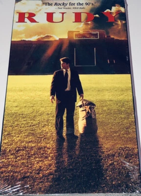 Rudy Sean Austin Ned Beatty New Sealed Movie Vhs 44R - Image 1 of 4