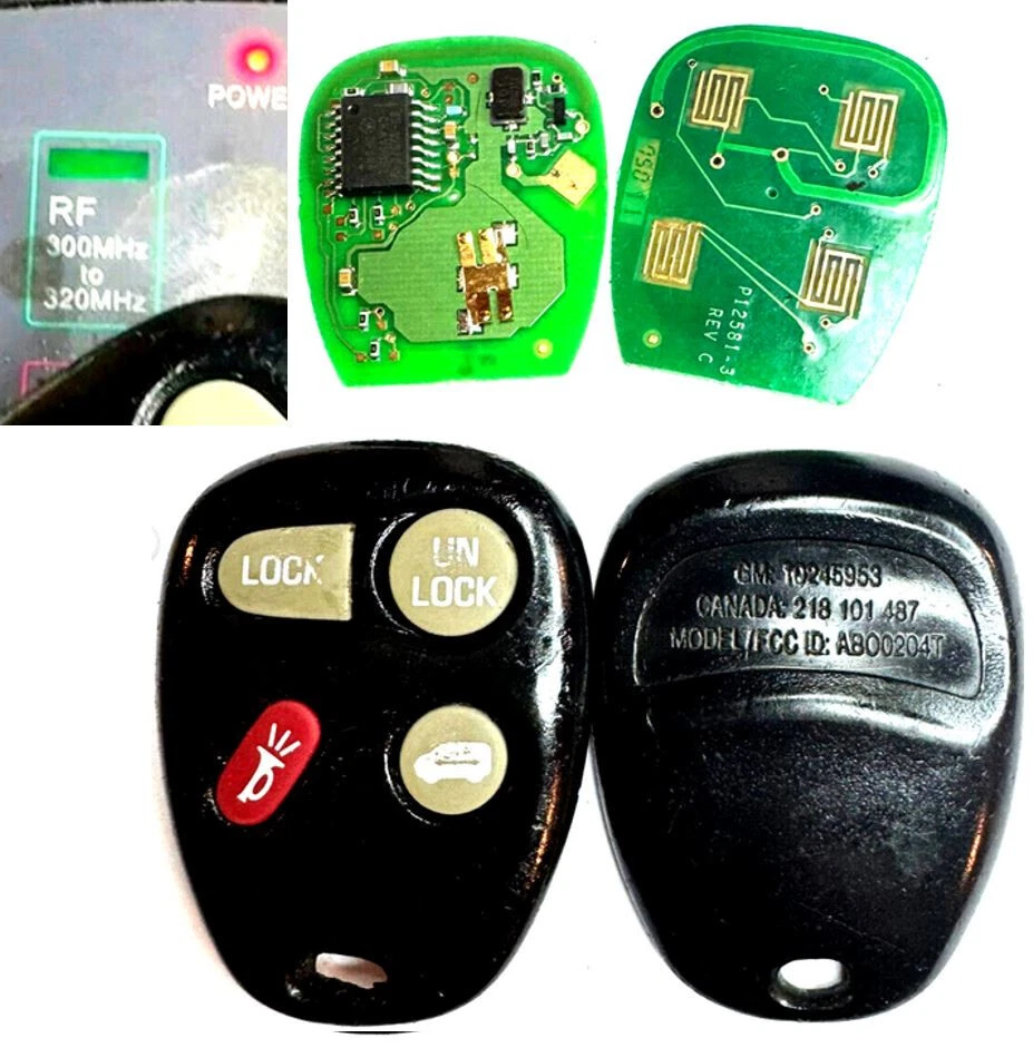 97 98 99 00 Pontiac Trans Sport sin llave clicker entrada control remoto OEM mando a distancia Foto 1 de 4