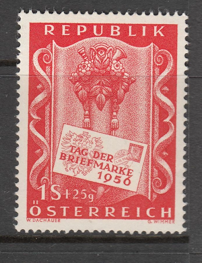 Austria - Stamp Day (MH) 1956 (CV $11) - Image 1 of 1