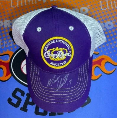 Matt Kenseth #17 Autographed Crown Royal Hat JSA Certified - Image 1 of 4
