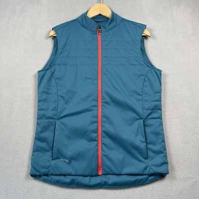 Chaleco Ping Para Mujer 8 Azul Aqua Cremallera Completa Sensor Advertencia Golf Atlético Absorción Térmica Foto 1 de 4