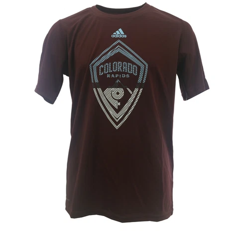 MLS Adidas Colorado Rapids Kids Youth Size Official Athletic ClimaLite Shirt New Cover