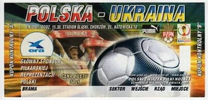 Ticket Poland - Ukraine 06.10.2001 - Picture 1 of 1