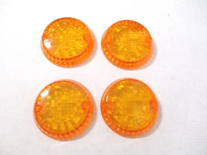 4x Blinkerglas Blinker - Set Lens Turn signal Kawasaki VN 750 800 Vulcan - Picture 1 of 3